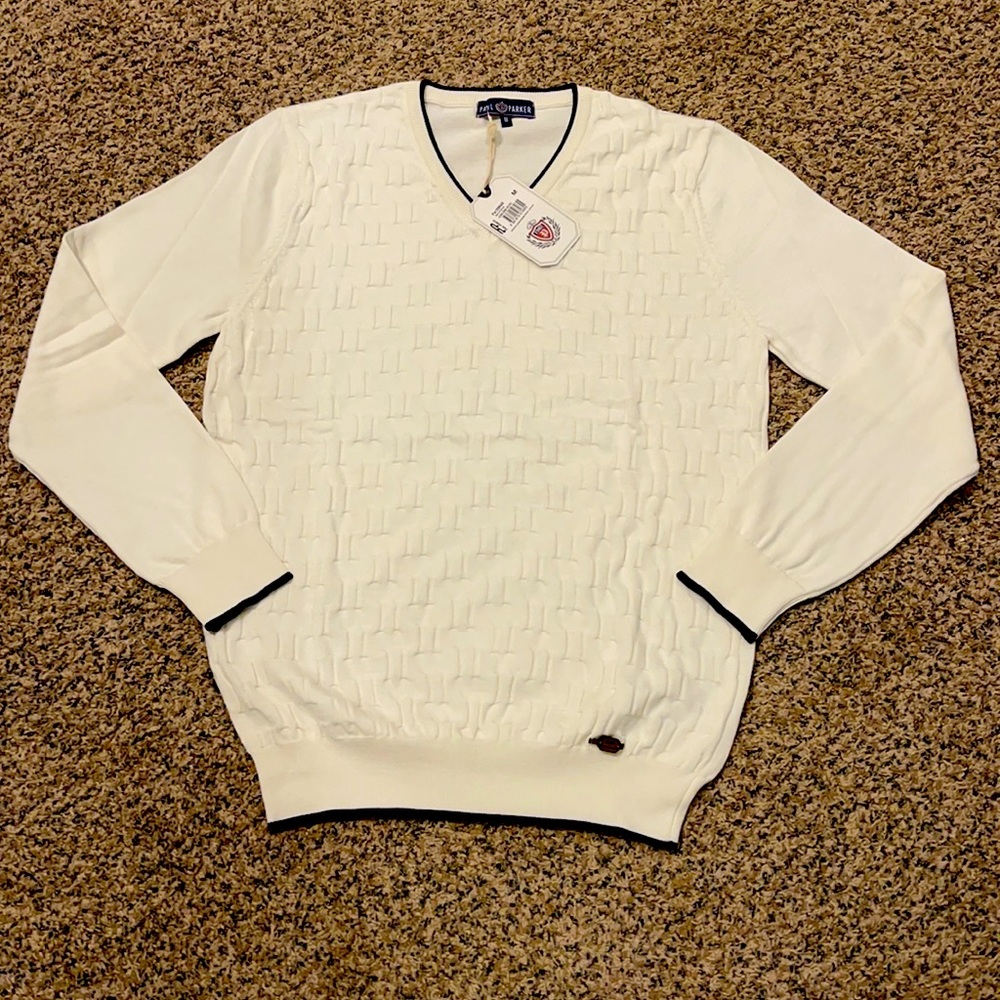 Paul Parker V-Neck Pullover Sweater